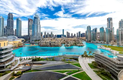 Pool image for: Apartment - 2 Bedrooms - 4 Bathrooms for rent in Armani Residence - Burj Khalifa Area - Downtown Dubai - Dubai, Image 1