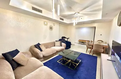 Apartment - 2 Bedrooms - 2 Bathrooms for rent in Beach Tower 2 - Al Khan Lagoon - Al Khan - Sharjah