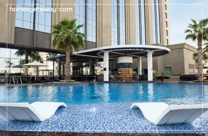 Pool image for: Apartment - 1 Bedroom - 1 Bathroom for rent in Hyatt Regency Creek Heights Residences - Dubai Healthcare City - Dubai, Image 1