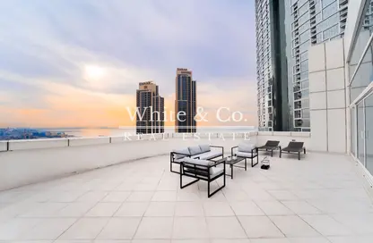 Terrace image for: Penthouse - 3 Bedrooms - 3 Bathrooms for sale in Dorra Bay - Dubai Marina - Dubai, Image 1