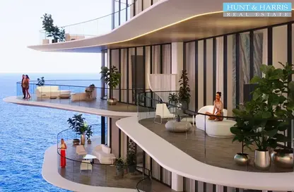 Terrace image for: Hotel  and  Hotel Apartment - 1 Bedroom - 2 Bathrooms for sale in Manta Bay - Al Marjan Island - Ras Al Khaimah, Image 1
