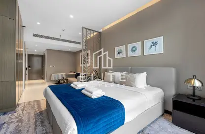 Apartment - Studio - 1 Bathroom for rent in Damac Maison Prive B - Damac Maison Prive - Business Bay - Dubai