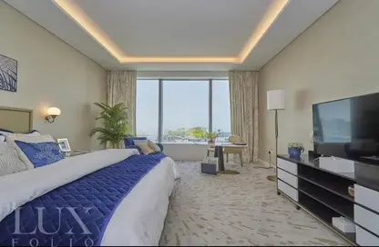 صورة لـ غرفة- غرفة النوم شقة - 1 حمام للايجار في برج النخيل - نخلة جميرا - دبي ، صورة رقم 1