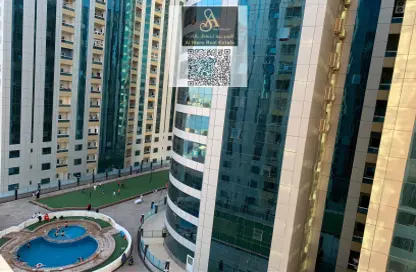 شقة - غرفة نوم - 2 حمامات للبيع في أورينت تاور 1 - أورينت تاور - البستان - عجمان