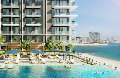 شقة - غرفة نوم - 1 حمام للبيع في برج Seapoint 1 - سي بوينت - إعمار بيتشفرونت - دبي هاربور - دبي