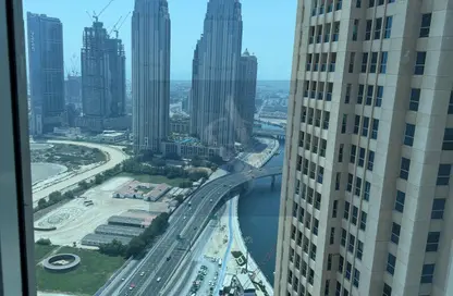 مكتب - استوديو للايجار في برج تشرشل للأعمال - أبراج تشرشل - الخليج التجاري - دبي