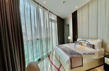 شقة - غرفة نوم - 2 حمامات للايجار في برج أبر كريست - دبي وسط المدينة - دبي