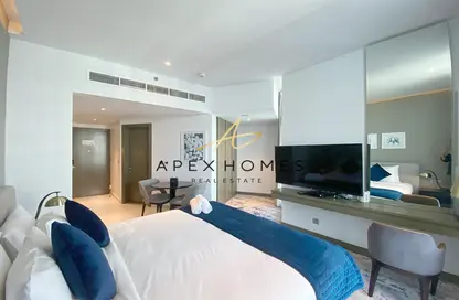 Apartment - Studio - 1 Bathroom for sale in Damac Maison Prive A - Damac Maison Prive - Business Bay - Dubai