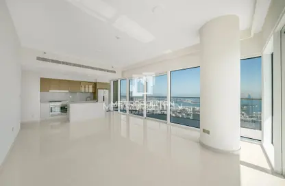 Apartment - 3 Bedrooms - 3 Bathrooms for rent in Grand Bleu Tower 1 - EMAAR Beachfront - Dubai Harbour - Dubai