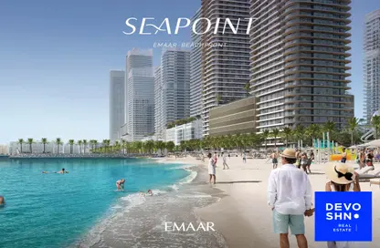 Water View image for: Apartment - 3 Bedrooms - 4 Bathrooms for sale in Seapoint - EMAAR Beachfront - Dubai Harbour - Dubai, Image 1