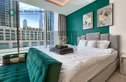Apartment - Studio - 1 Bathroom for rent in The Sterling West - The Sterling - Business Bay - Dubai