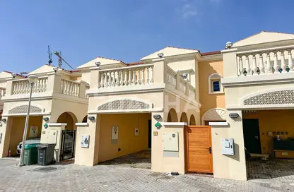 تاون هاوس - غرفة نوم - 2 حمامات للايجار في تاونهاوس طراز البحر المتوسط - مثلث قرية الجميرا - دبي