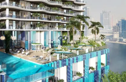 شقة - غرفة نوم - 2 حمامات للبيع في شيك تاور - الخليج التجاري - دبي