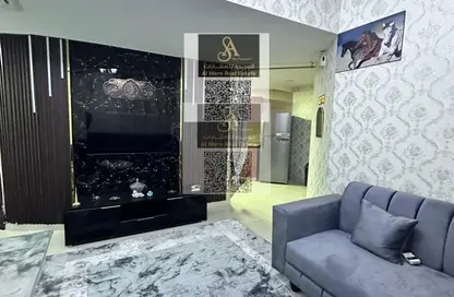 شقة - غرفة نوم - 1 حمام للايجار في أورينت تاور 1 - أورينت تاور - البستان - عجمان