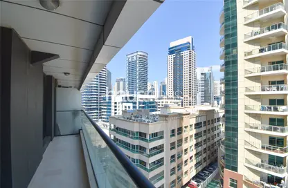 Balcony image for: Apartment - 1 Bedroom - 1 Bathroom for rent in Escan Tower - Dubai Marina - Dubai, Image 1