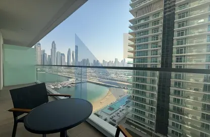 Balcony image for: Apartment - 1 Bedroom - 1 Bathroom for sale in Marina Vista - EMAAR Beachfront - Dubai Harbour - Dubai, Image 1
