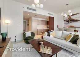 Living Room image for: Apartment - 2 bedrooms - 2 bathrooms for rent in Harbour Gate Tower 1 - Harbour Gate - Dubai Creek Harbour (The Lagoons) - Dubai, Image 1