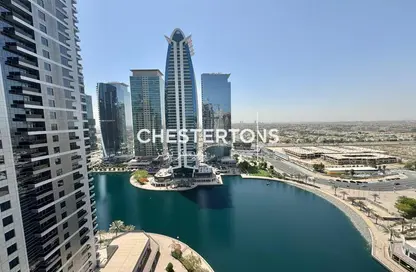 شقة - 2 غرف نوم - 4 حمامات للايجار في ابراج جرين ليك - (JLT) مجمع S - أبراج بحيرة الجميرا - دبي