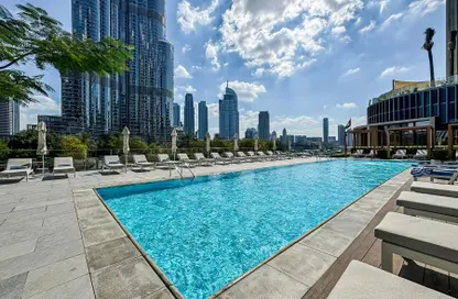 شقة - 2 غرف نوم - 2 حمامات للايجار في العنوان رزيدنسز برج الأوبرا دبي 1 - ذو ادراس ريزيدنس دبي أوبرا - دبي وسط المدينة - دبي