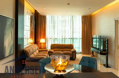 شقة - 2 غرف نوم - 3 حمامات للايجار في برج أبر كريست - وسط مدينة دبي - دبي