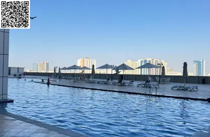 شقة - غرفة نوم - 2 حمامات للبيع في برج الكورنيش - طريق كورنيش عجمان - عجمان