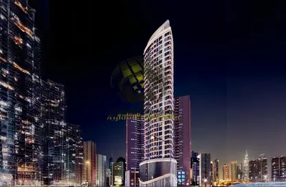 Apartment - 1 Bedroom - 2 Bathrooms for sale in Tower C2 - Ajman Pearl Towers - Ajman Downtown - Ajman