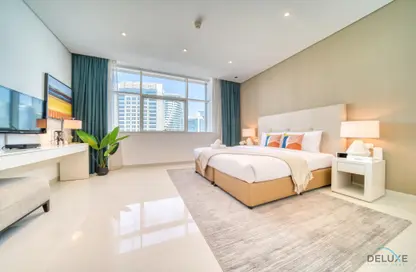 صورة لـ غرفة- غرفة النوم شقة - 1 حمام للايجار في ذا كوزمو بوليتان - الخليج التجاري - دبي ، صورة رقم 1