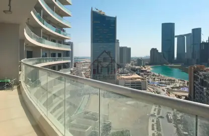 Apartment - 1 Bedroom - 2 Bathrooms for rent in Oceanscape - Shams Abu Dhabi - Al Reem Island - Abu Dhabi