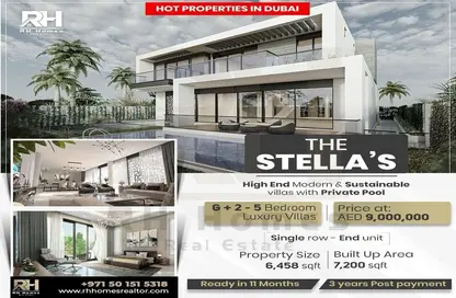 Villa - 5 Bedrooms - 7 Bathrooms for sale in The Stella - Al Furjan - Dubai