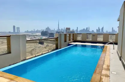 شقة - غرفة نوم - 2 حمامات للايجار في مبنى روز - الجداف - دبي