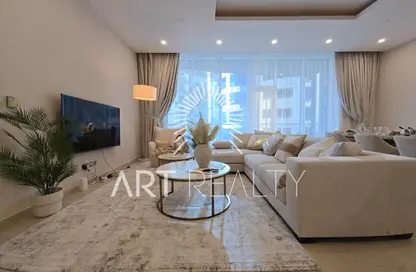 Apartment - 3 Bedrooms - 4 Bathrooms for rent in Oceana Aegean - Oceana - Palm Jumeirah - Dubai