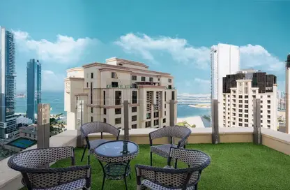 شقة - 2 غرف نوم - 2 حمامات للايجار في مرجان 1 - مرجان - جميرا بيتش ريزيدنس - دبي