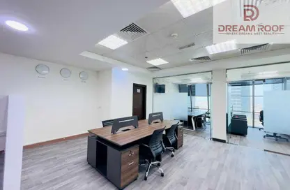 Office Space - Studio - 1 Bathroom for rent in The Prism - Business Bay - Dubai