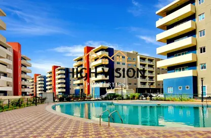 Apartment - 1 Bedroom - 2 Bathrooms for rent in Tower 13 - Al Reef Downtown - Al Reef - Abu Dhabi