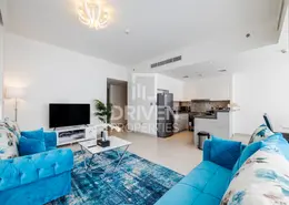 Living Room image for: Apartment - 3 Bedrooms - 4 Bathrooms for sale in The Cove Building 2 - The Cove - Dubai Creek Harbour (The Lagoons) - Dubai, Image 1
