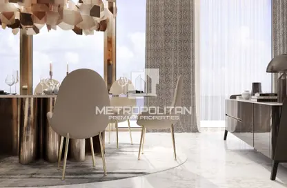 Dining Room image for: Apartment - 1 Bedroom - 2 Bathrooms for sale in Grand Bleu Tower - EMAAR Beachfront - Dubai Harbour - Dubai, Image 1