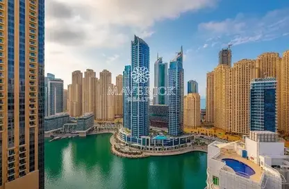 شقة - غرفة نوم - 2 حمامات للايجار في دبي مارينا مون - دبي مارينا - دبي