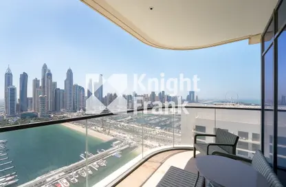Apartment - 3 Bedrooms - 3 Bathrooms for sale in Marina Vista - EMAAR Beachfront - Dubai Harbour - Dubai