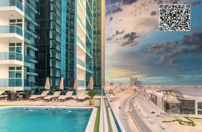 شقة - غرفة نوم - 2 حمامات للبيع في برج الواحة - الراشدية 1 - الراشدية - عجمان