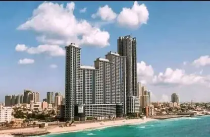 Apartment - Studio - 1 Bathroom for rent in Corniche Tower - Ajman Corniche Road - Ajman