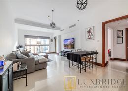 Living / Dining Room image for: Apartment - 1 bedroom - 2 bathrooms for rent in Golden Mile 4 - Golden Mile - Palm Jumeirah - Dubai, Image 1