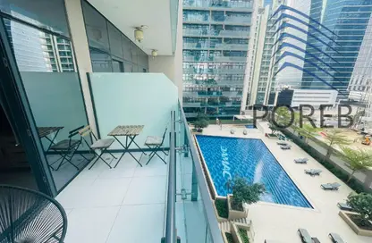 Apartment - Studio - 1 Bathroom for rent in Merano Tower - Business Bay - Dubai