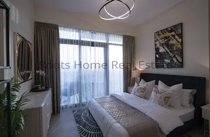 Room / Bedroom image for: Apartment - 1 Bathroom for sale in Farhad Azizi Residence - Al Jaddaf - Dubai, Image 1