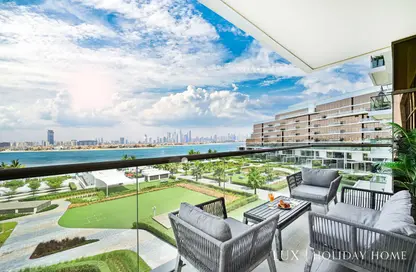 Terrace image for: Apartment - 3 Bedrooms - 3 Bathrooms for rent in The 8 - The Crescent - Palm Jumeirah - Dubai, Image 1