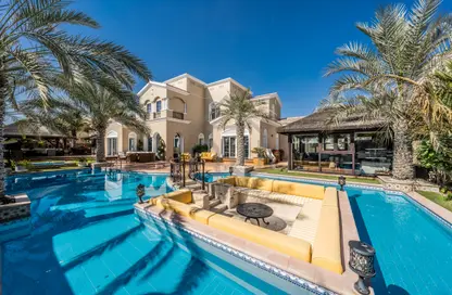 صورة لـ حوض سباحة فيلا - 5 غرف نوم للبيع في منازل البولو - المرابع العربية - دبي ، صورة رقم 1