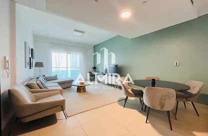 Living / Dining Room image for: Apartment - 1 Bedroom - 2 Bathrooms for sale in Azure - Shams Abu Dhabi - Al Reem Island - Abu Dhabi, Image 1