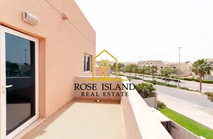 Terrace image for: Villa - 5 Bedrooms - 6 Bathrooms for sale in Contemporary Style - Al Reef Villas - Al Reef - Abu Dhabi, Image 1