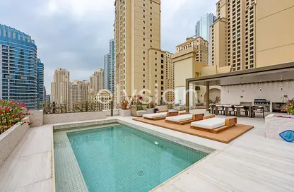 Apartment - 4 Bedrooms - 5 Bathrooms for sale in Sadaf 8 - Sadaf - Jumeirah Beach Residence - Dubai