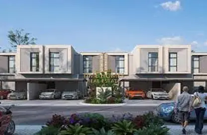 Outdoor Building image for: Townhouse - 4 Bedrooms - 5 Bathrooms for sale in Murooj Al Furjan West Phase 2 - Al Furjan - Dubai, Image 1