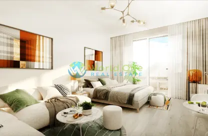 Living Room image for: Apartment - 2 Bedrooms - 3 Bathrooms for sale in Luma 22 - Jumeirah Village Circle - Dubai, Image 1